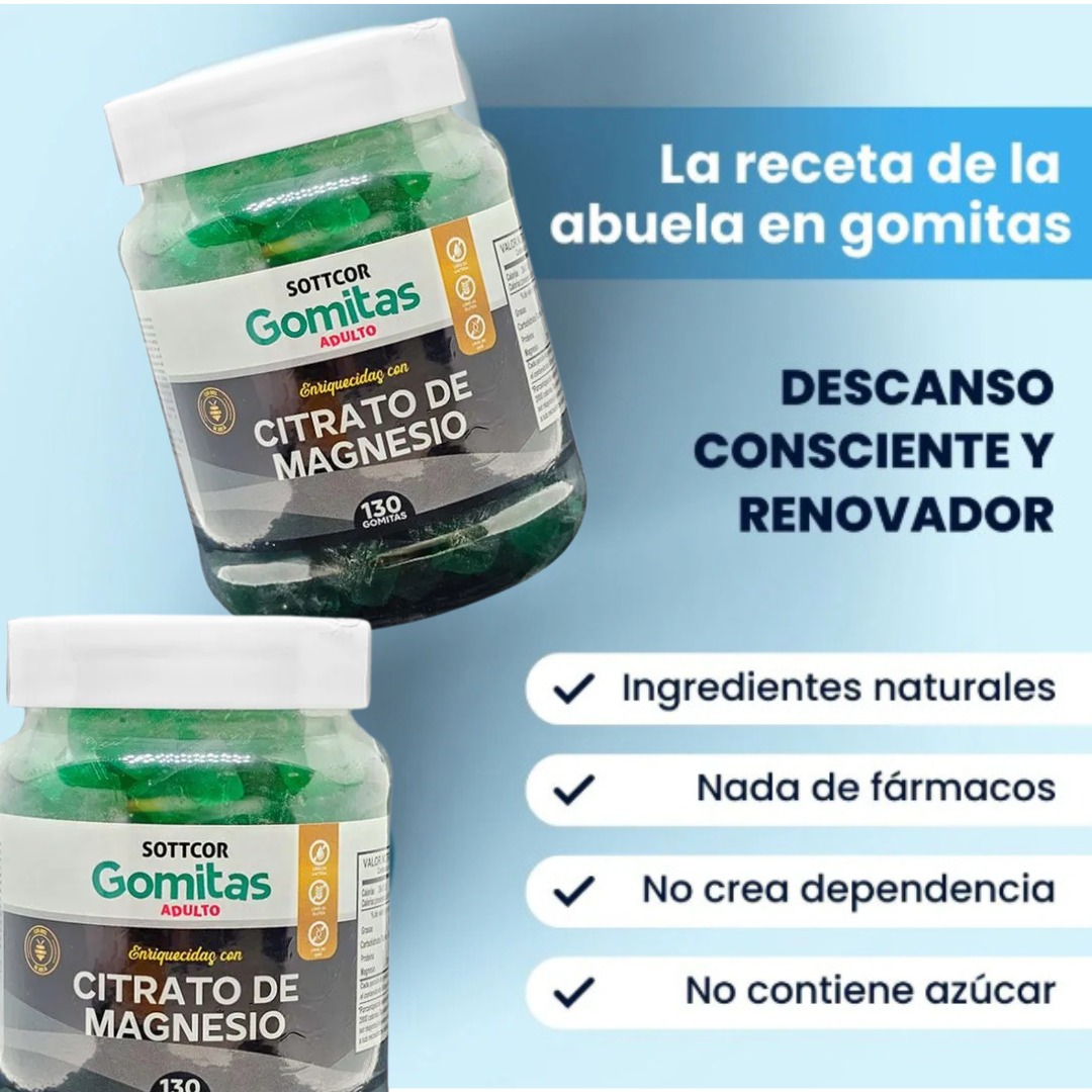 Gomas Citrato De Magnesio - Control De Estrés
