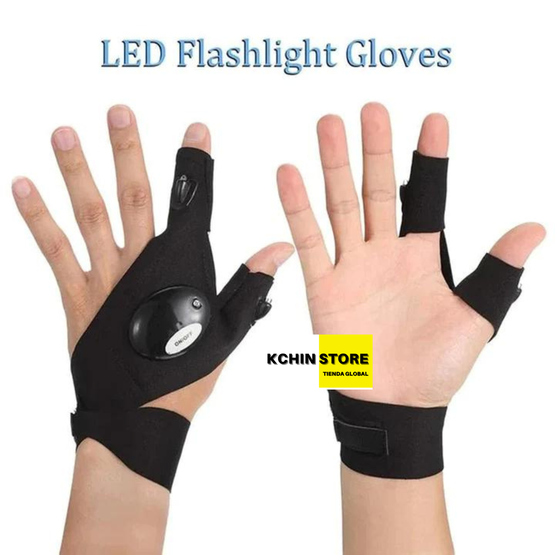 GUANTES LED CON LUCES IMPERMEABLES - HANDSLIGHT™